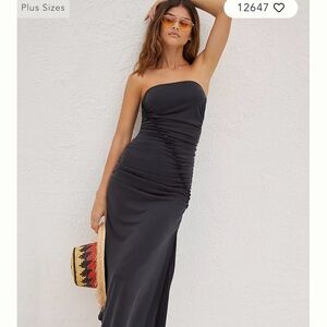 Anthropologie Gabbie Ruched Dress